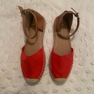 Old Navy Orange Espadrilles Size 10
